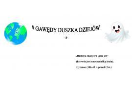 <b>GM. CZERSK. SOŁECTWO ZAPORA: GAWĘDY DUSZKA DZIEJÓW - odcinek nr 3</b>