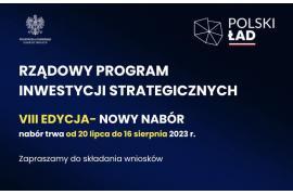 <b> POMORSKIE. Rządowy Program Inwestycji Strategicznych. Nowy nabór </b>