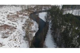 <b>Nadleśnictwo Rytel. Rzeka Brda - lot dronem nad rzeką (WIDEO)</b>