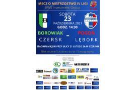 <b>Borowiak Czersk w sobotę będzie walczył o czwarte zwycięstwo w sezonie</b>
