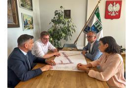 <b>GM. CZERSK. Dyrektor GDDKiA Karol Markowski z wizytą roboczą w Czersku. Przebudowa drogi krajowej nr 22</b>