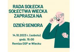 <b>GM. CZERSK. DZIEŃ SENIORA - SOŁECTWO WIECK. ZAPROSZENIE</b>