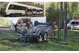 <b>AKTUALIZACJA godz. 15.00 - zarzuty, dozór, poręczenie majątkowe. GM. CZERSK. 30-latek zatrzymany – bez uprawniań do kierowania. Znaczne uszkodzenia pociągu</b>