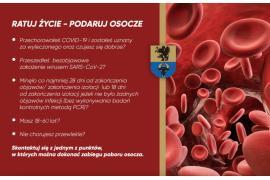 <b>Ratuj życie - Podaruj osocze. Krew można oddać również w Chojnicach</b>