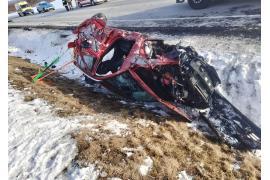 <b>AKTUALIZACJA - ustalenia policji. Zderzyły się dwa samochody - DK22. Droga zablokowana (JEZIORKI-RYTEL)</b>