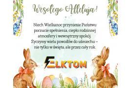 <b>ŻYCZENIA WIELKANOCNE od Firmy ELKTOM</b>