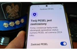 <b>ZASTRZEŻ SWÓJ NUMER PESEL. KOMUNIKAT POLICJI</b>