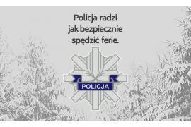 <b>POW. STAROGARDZKI. POLICJA RADZI JAK BEZPIECZNIE WYPOCZYWAĆ W CZASIE FERII</b>