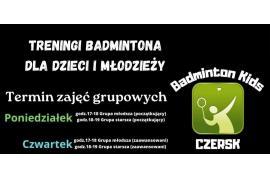 <b> TRENINGI BADMINTONA dla dzieci, młodzieży i dorosłych - ZAPISY! (OFERTA) </b>