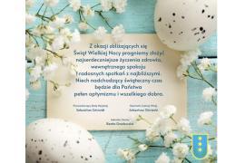 <b>ŻYCZENIA WIELKANOCNE od władz Gminy Czarna Woda</b>
