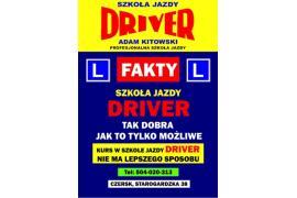 <b> CZERSK. SZKOŁA JAZDY DRIVER - TAK DOBRA JAK TO TYLKO MOŻLIWE! </b>