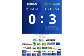 <b>Orkan Rumia – Borowiak Czersk 0:3. Efektowny powrót na zwycięską ścieżkę!</b>