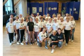 <b> CZERSK. Prozdrowotne zajęcia dla seniorów z UTW. Gimnastyka w Domu Kultury (ZDJĘCIA, WIDEO)</b>