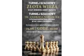 <b>GCK w Czersku zaprasza na wyjątkowe wydarzenie szachowe.  `Złota Wieża` oraz Turniej Szachowy im. Andrzeja Narlocha o Puchar Burmistrza Czerska</b>