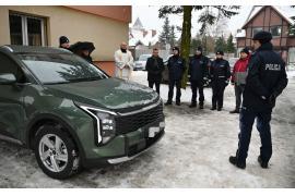<b>CZERSK. Auto ma 180KM, to miękka hybryda. Kolejny nowy samochód dla czerskiej policji (ZDJĘCIA, WIDEO)</b>
