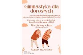 <b> GM. CZERSK. GIMNASTYKA DLA DOROSŁYCH. ZAPROSZENIE</b>