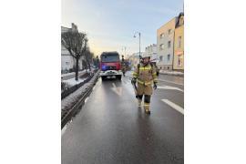 <b>CZERSK. Plamy na drodze – częste interwencje druhów</b>