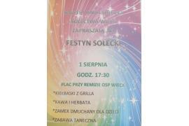 <b>GM. CZERSK.Festyn Sołecki w Wiecku- zaproszenie (PROGRAM)</b>
