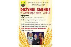 <b>GM. KARSIN. DOŻYNKI GMINNE (PROGRAM)</b>