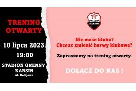 <b>GM. KARSIN. Zaproszenie na trening otwarty</b>