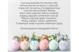 <b>ŻYCZENIA WIELKANOCNE od Stowarzyszenia `Wiarygodna Gmina` </b>