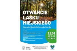 <b> CZERSK. OTWARCIE LASKU MIEJSKIEGO - ZAPROSZENIE</b>