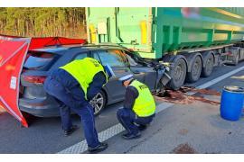 <b>POW. STAROGARDZKI. ŚMIERTELNY WYPADEK NA AUTOSTRADZIE A1. Wstępne ustalenia policji (ZDJĘCIA)</b>