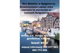 <b>CZERSK. Noc Muzeów w Bydgoszczy – wycieczka (ZAPISY)</b>