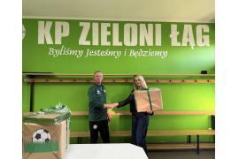 <b>GM. CZERSK. Stroje sportowe dla KP Zieloni Łąg. Piknik z piłką – wydarzenia, zaproszenia </b>