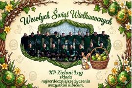<b>ŻYCZENIA WIELKANOCNE od KP Zieloni Łąg </b>