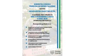 <b>Burmistrz Czerska zaprasza na spotkanie (PROGRAM)</b>