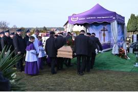 <b>GM. CZERSK. Pogrzeb Naczelnika OSP Stare Prusy Karola Wesołowskiego (ZDJĘCIA, WIDEO)</b>