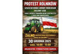 <b>JUTRO PROTEST ROLNIKÓW - droga wojewódzka 240 (Chojnice-Tuchola)</b>