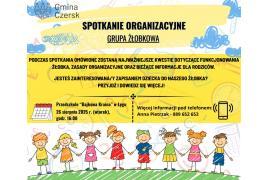 <b>GM. CZERSK. Spotkanie organizacyjne - żłobek w Łęgu</b>