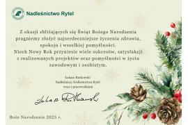 <b>ŻYCZENIA ŚWIĄTECZNE od Nadleśnictwa Rytel</b>