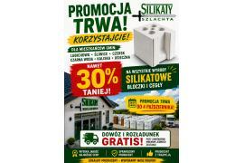 <b>Silikaty Szlachta. Specjalna promocja Silikaty Szlachta nadal trwa! Dla mieszkańców okolicznych gmin! Nawet 30% taniej! BLOCZKI I CEGŁY (OFERTA)</b>