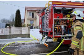 <b>GM. CZERSK. Pożar w piwnicy budynku mieszkalnego w Łęgu (ZDJĘCIA)</b>
