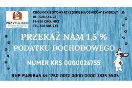 <b>POW. CHOJNICKI. Schronisko dla zwierząt w Chojnicach `Przytulisko` - z Waszą pomocą możemy więcej</b>