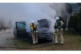 <b>GM. CZERSK. Pożar samochodu w Gutowcu</b>
