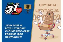 <b>POW. CHOJNICKI. 31. Finał WOŚP – licytacja jednego dnia w fotelu starosty chojnickiego</b>