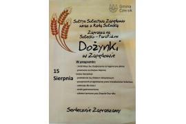 <b>GM. CZERSK. Sołecko-Parafialne Dożynki w Zapędowie. Zaproszenie (PROGRAM)</b>