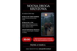 <b>GM. CZERSK. Nocna Droga Krzyżowa – dwie trasy, 20 i 30 km (ZAPISY)</b>
