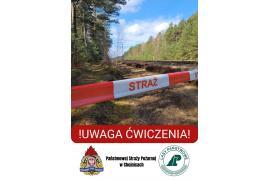 <b>GM. CZERSK. Uwaga! Ćwiczenia strażackie – w akcji samoloty i śmigłowiec gaśniczy (KOMUNIKAT)</b>