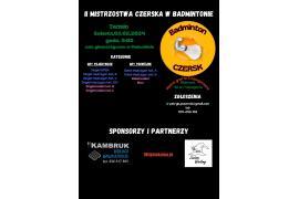 <b>II Otwarte Mistrzostwa Czerska w Badmintonie. ZAPROSZENIE</b>