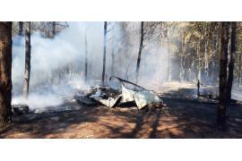 <b>Wdzydzki Park Krajobrazowy - pożar lasu. W akcji gaśniczej brali udział strażacy z OSP w Czersku (FOTO)</b>