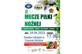 <b> GM. CZARNA WODA. Zaproszenie na mecz na Stadionie Miejskim w Czarnej Wodzie </b>