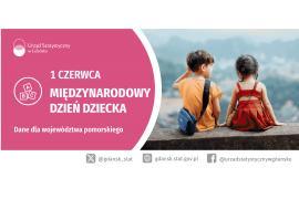 <b>1 czerwca - Międzynarodowy Dzień Dziecka. Dane dla woj. pomorskiego (INFOGRAFIKA)</b>