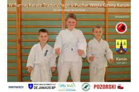 <b>IV Turniej Karate Tradycyjnego o Puchar Wójta Gminy Karsin. Zawodnicy, m.in. mieszkańcy Gminy Karsin i Gminy Czersk (ZDJĘCIA, WYNIKI)</b>