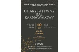 <b>CZARNA WODA. CHARYTATYWNY BAL KARNAWAŁOWY - DLA NIKOSIA. ZAPROSZENIE</b>