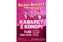 <b>CZERSK. Kabaret z Konopi w Czersku. ZAPROSZENIE</b>